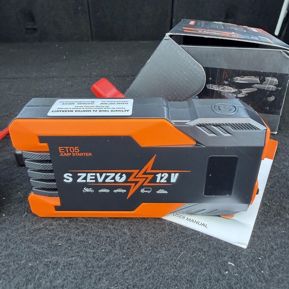 S ZEVZO ET05 3000A 12V Jump Starter Power Bank USB 7L Gas 5.5L Diesel Booster - Picture 15 of 16